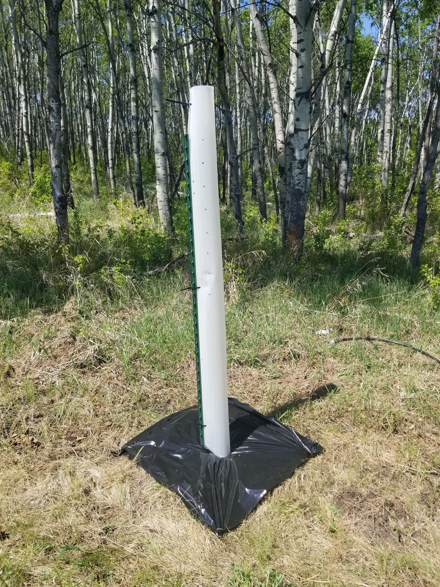 Tree Water Collection Tube System Tree Pro Split Tree Tube – Reusable Flat Tree Protector